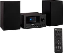 MEDION P85003 Micro-audiosysteem Compact systeem (internetradio, DAB+, PLL FM-radio, Bluetooth, USB-aansluiting, AUX, 2x150 W) — thumbnail 1