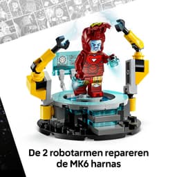 LEGO Marvel - Iron Mans laboratorium: harnasruimte Constructiespeelgoed — thumbnail 4
