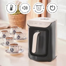Koffiezetapparaat voor traditionele Turkse koffie - 5 kopjes, veel schuim, eenvoudig te reinigen — thumbnail 4