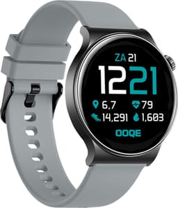 OOQE WATCH CS PRO - Smartwatch Heren en Dames | Geschikt voor iOS en Android | Full HD | Notificaties | Gezondheidsanalyse | Sportanalyse | GPS Koppeling | Bellen | Muziek/Audio Luisteren | Spelletjes | Ergonomisch | Nederlandstalig | Grijs — thumbnail 3