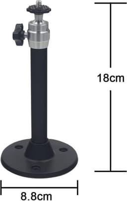 Mini projector plafondhouder zwart - ruimtebesparende beamerhouder — thumbnail 4
