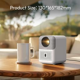Mini-projector 300 lumen ANSI met autofocus - 1080P - stofdicht - optische motor - compatibel met meerdere apparaten Beamer — thumbnail 3