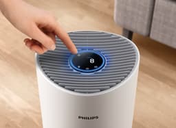 Philips 1000 Series AC1711/10 - Luchtreiniger met HEPA Filter voor Middelgrote Ruimten - 300 m³/u - Wit — thumbnail 5