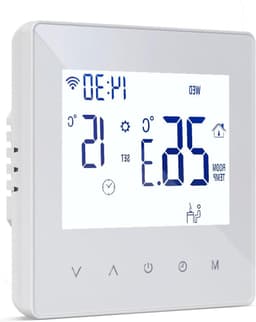 Slimme Thermostaat - Verwarming Bediening - Water Verwarming - App Bediening - 230V - Wit — thumbnail 1