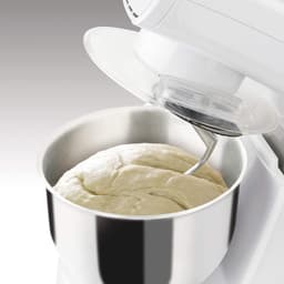 Mixer - Keukenmachine - Bakken en Koken - Krachtige 1200W Motor - 5.5 Liter Kom - Wit — thumbnail 3