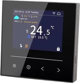 Slimme Thermostaat - App Bediening - Comfort Instellen - Kristalhelder Display - 10 cm - Wit — thumbnail 4