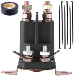 Buitenboordmotor Starter Relais - Contactschakelaar Motor - Grasmaaier Onderhoud - Brede Compatibiliteit - 4 Polen 12V - Zwart — thumbnail 1