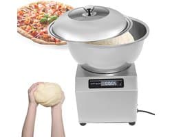Deegkneedmachine - Keukenmixer Deegmixer - Brood en Pizza Maken - Roestvrijstalen Kom - 5 kg - Zilver
