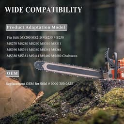 Brandstofdoppen set van 3 geschikt voor Stihl MS192T, MS200, MS250, MS290, MS380, MS390, MS440, MS460 en MS880 kettingzagen voor betrouwbare afsluiting en bescherming — thumbnail 4