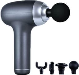Massagepistool - Spierontspanner - Spierherstel - Snoerloos Ontwerp - 11.9*5.45*20.35cm - Lichtgrijs — thumbnail 1