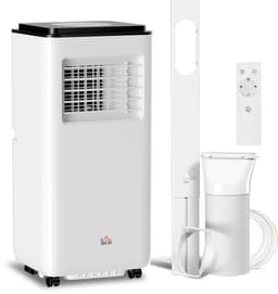 Mobiele Airco 7000 BTU 750W - 5 Modi - 2 Snelheden - LED Display - Afstandsbediening - Voor Slaapkamer En Woonkamer - 33x28x70,4 cm - 1 Stuk - Wit — thumbnail 1