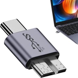 USB C naar Micro B Adapter - Externe Harde Schijf Adapter - Bestanden Overzetten - 10 Gbps Snelheid — thumbnail 5