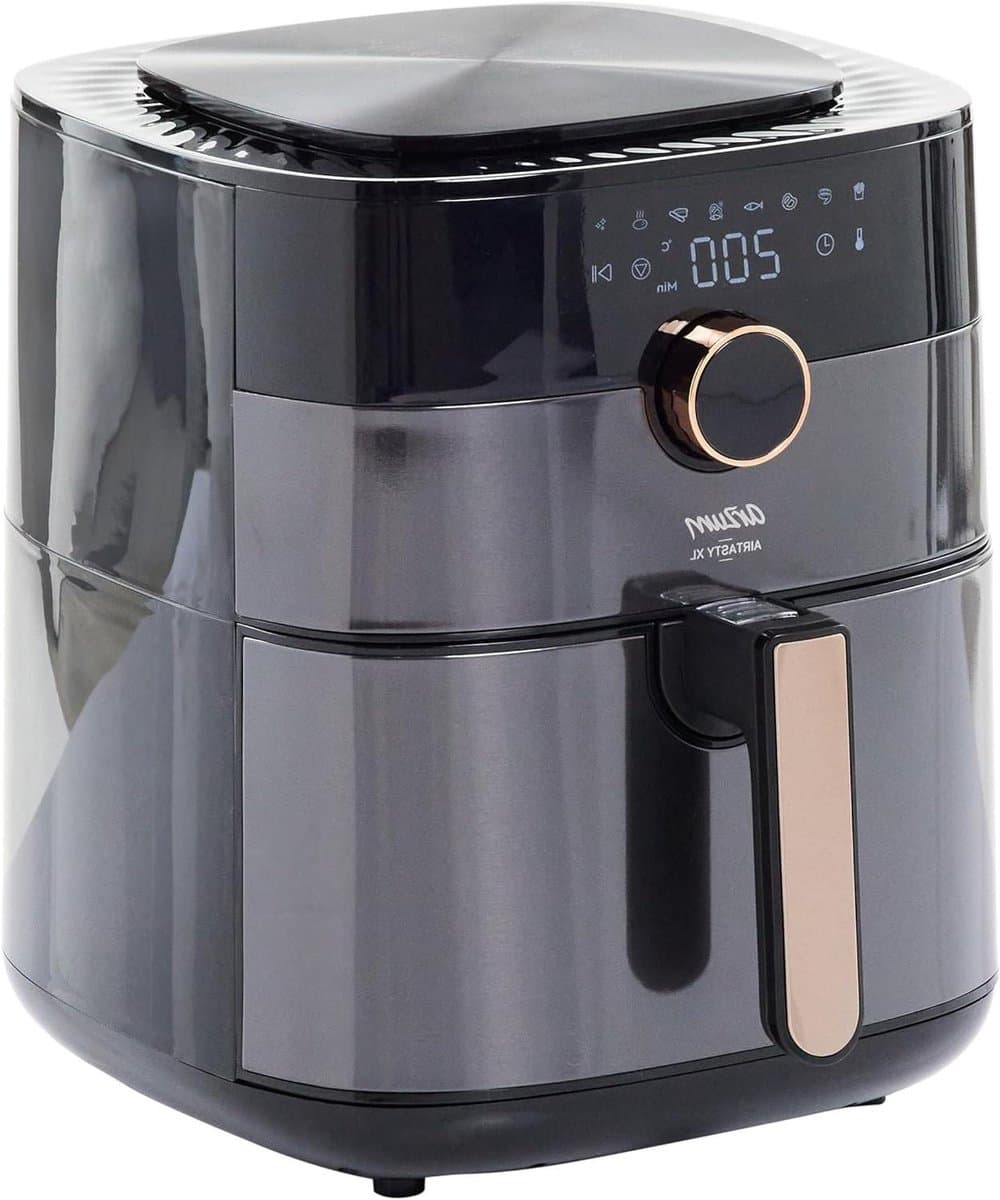 Heteluchtfriteuse - Airfryer XL - Gezond Frituren - XL Inhoud - 6L - Zwart — afbeelding 1