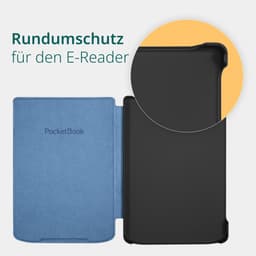 PocketBook Verse Pro e-reader Passion Red – 6 inch – 16 GB – waterdicht + Blauw Hoesje – voordeelbundel — thumbnail 2