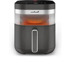 Airfryer met Infrarood - Grote Frituurpan - Gelijkmatig Koken - Dubbele Kookzone - 7 Liter Capaciteit - Grijs