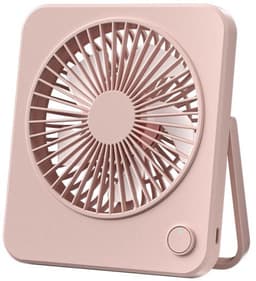 Mini draagbare, stille bureauventilator, geschikt voor slaapkamers, bureaus, computers, thuis, op kantoor of op reis - Wit — thumbnail 2