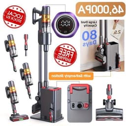 Steelstofzuiger – Draadloze Stofzuiger – Zakloze Kruimeldief – Snoerloze Zuiger – Lichtgewicht Zuigapparaat – 46KPa Zuigkracht – 60 Min Batterijduur — thumbnail 5