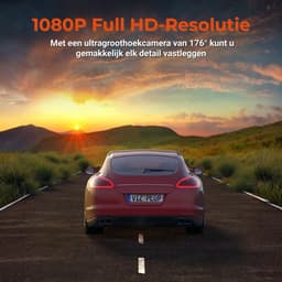 Dashcam Voor en Achter Full HD – Dual Camera met Nachtzicht en Automatische Incidentopslag – Compact Design – Inclusief 32GB Geheugenkaart — thumbnail 4
