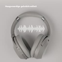 Selencia Urban Play Koptelefoon - Draadloze Koptelefoon met Active Noise Cancelling - Bluetooth Headphones - Cosy Grey — thumbnail 3