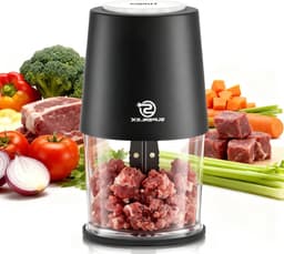 Keuken Chopper - Mini Food Processor - Snel Ingrediënten Snijden - Twee Snelheden - 500 ml - Zwart — thumbnail 1