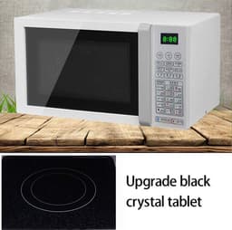 Magnetron Oven - Keuken Apparaat - Snel Eten Bereiden - Digitale Display - 23 Liter Capaciteit - Zilver — thumbnail 2