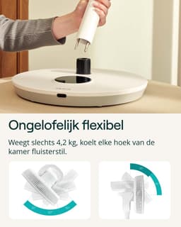 Duux Whisper Flex 2 - Statiefventilator zonder WiFi - Staande Ventilator Geruisloos - Wit — thumbnail 2