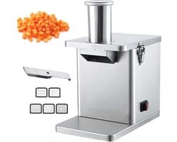 Elektrische Groentehakker - Voedselprocessor Snijder - Snel Ingrediënten Snijden - Krachtige 250W Motor - 38x26x45 cm - Zilver