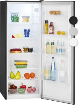 Bomann VS 7363 – Kastmodel Koelkast zonder vriesvak – 143 cm hoog - 242 Liter – Energieklasse D – Stil (39dB) - Dark Inox look — thumbnail 1