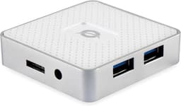 USB Hub - Poorten Uitbreider - Extra Apparaten - Vier Poorten - USB 3.0 - Zwart — thumbnail 2