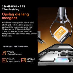 Blackview Robuuste Smartphone - 18 GB RAM - 256 GB ROM - 6,56 inch HD+ IPS - 10000 mAh - Dual SIM 4G - IP68 & IP69K Robuuste telefoon - Android 15 - GPS NFC - Oranje — thumbnail 2