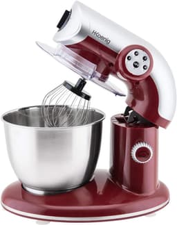 Keukenmachine - Mixer Robot - Bakken en Koken - Planetaire Beweging - 5L Kom - Rood — thumbnail 2