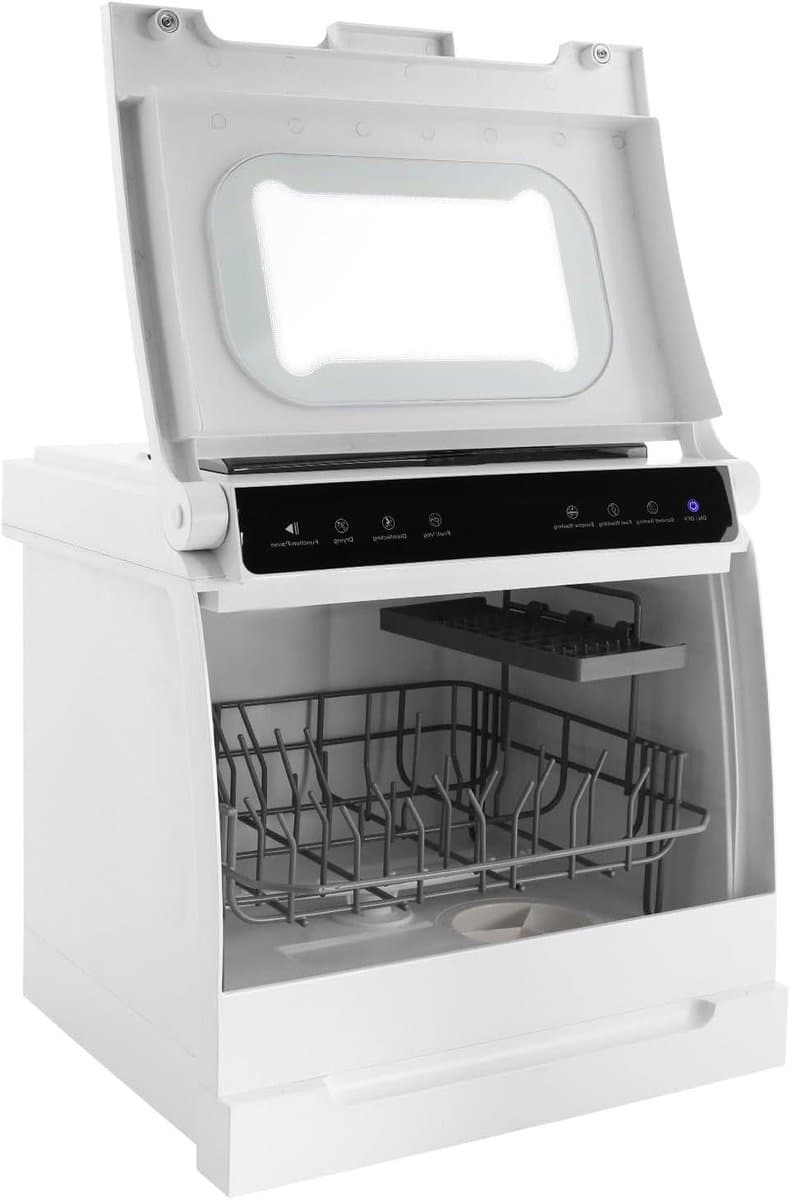Mini Vaatwasser - Compacte Afwasser - Keuken Reinigen - Intelligent Touch Control - 45 x 40 x 40 cm - Wit — afbeelding 1