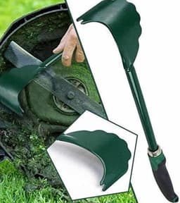 Grasmaaier reiniger - Schrobborstel met schraper - Tuinonderhoud - 2-in-1 functie - 32 cm lengte - Meerkleurig — thumbnail 4