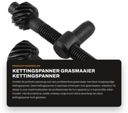 Dailygoods- Kettingspanner Automatische Afstelling - Kettingspanner Gazelle - Grasmaaier - Duurzaam Ontwerp - Eenvoudig te Installeren - Geschikt voor Timberpro 26cc - Kettingtensioner — thumbnail 5