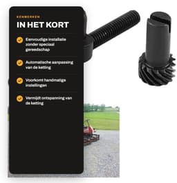 Dailygoods- Kettingspanner Automatische Afstelling - Kettingspanner Gazelle - Grasmaaier - Duurzaam Ontwerp - Eenvoudig te Installeren - Geschikt voor Timberpro 26cc - Kettingtensioner — thumbnail 2