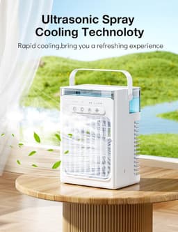 Mobiele Airco - Verplaatsbare Koeler - Ruimte Koelen - Energiezuinig Model - 9000 BTU - Wit — thumbnail 4