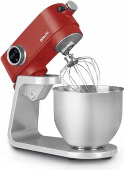 Keukenmachine - Mixer Standmixer - Bakken en Koken - Krachtige Motor - 5 Liter - Mat Rood — thumbnail 1