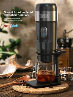 Flolife - Draagbare Espresso Koffiezetapparaat 12V – Voor Auto & Thuis – Geschikt voor Nespresso, Dolce Gusto & Koffiepoeder — thumbnail 5