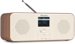 Internet radio - Audizio Bucine - FM en DAB radio - Radio met Bluetooth - Wekkerfunctie - Crème — thumbnail 1