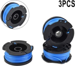 Grasmaaier Spoelen - Trimmer Spoelen - Gazon Onderhoud - Grote Capaciteit - 3 Stuks - Zwart — thumbnail 2
