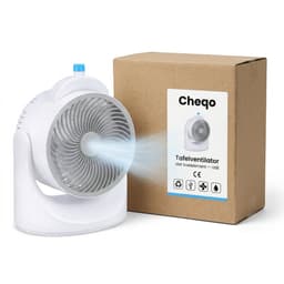 Cheqo® Tafelventilator met Koelelement - Mini Ventilator - Aircooler - Luchtkoeler - USB Ventilator - Mini Airco - Bureau Ventilator - Ventilator met Water - Waterkoeling - LED Verlichting - Draagbare Ventilator - Air Cooler — thumbnail 5