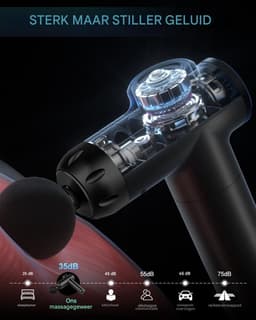 carmdering - Massage Gun -Massagepistool - LCD Electric Touch Massage gun - Massage apparaat - Sport Massage -Spierherstel & Spierontspanning - Stress Verminderend - Stil en Sterk - Lange Batterij - Massage Gun — thumbnail 5
