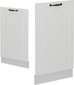 Vaatwasserfrontpaneel Uitsluitend voor Inbouw, 45 cm Breed, Landhuisstijl Wit — thumbnail 4