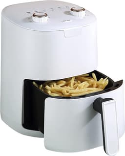 Luchtfriteuse - Olievrije oven - Gezond Koken - Dubbele knop bediening - 3L capaciteit - Wit — thumbnail 1