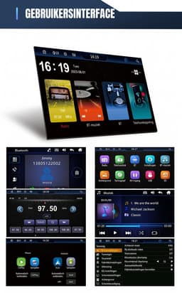 ESSGOO 1Din Autoradio - 7 Inch IPS HD Elektrisch Uitschuifbaar Scherm - Apple Carplay & Android Auto (Draadloos) - Bluetooth, Aux, USB, SD & MP5 — thumbnail 2