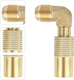 Koperen Propaan Bochtadapter 3/8" Male Flare voor Camping en Grill - Snelle Aansluiting en Laagdruk Conversie Accessoires — thumbnail 3