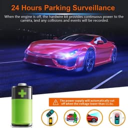 Dailygoods - Dailygoody - Dash Cam Oplader - Universele Dash Cam Hardwire Kit - Hoogwaardige Kwaliteit - Type-C USB - Laagspanningsbeveiliging - Geschikt voor Dash... — thumbnail 3
