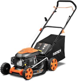 Benzine Grasmaaier - Gazonmaaier Mulcher - Gazon Onderhouden - 3-in-1 Functionaliteit - 46cm Maaibreedte - Zwart — thumbnail 2