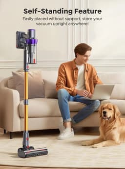 Rolu Steelstofzuiger – Steelstofzuiger Draadloos – Extreem Krachtig – 48 Kpa – Gebruik Tot 55 Minuten – HEPA Filter – 1.5 Liter Stofreservoir – 3 Standen — thumbnail 4
