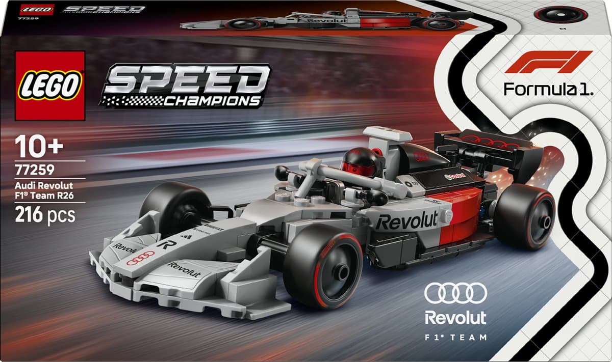 Lego Speed Champions 77259 Audi Revolut F1® Team R26 Racewagen Bouwstenen — afbeelding 1